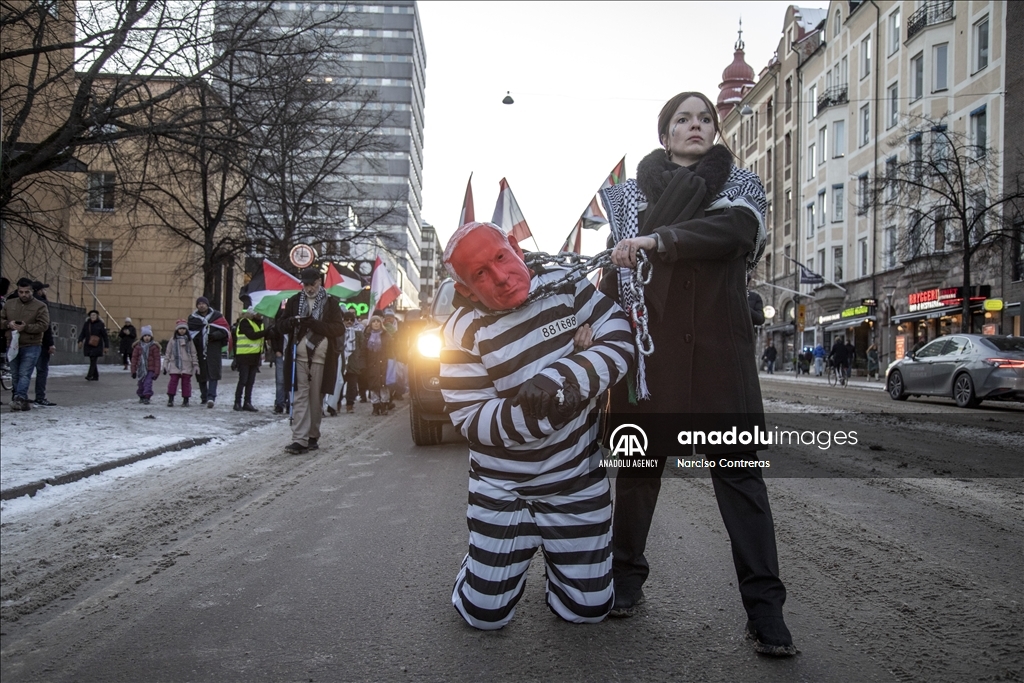 В Швеции прошла акция против агрессии Израиля в Газе и Ливане