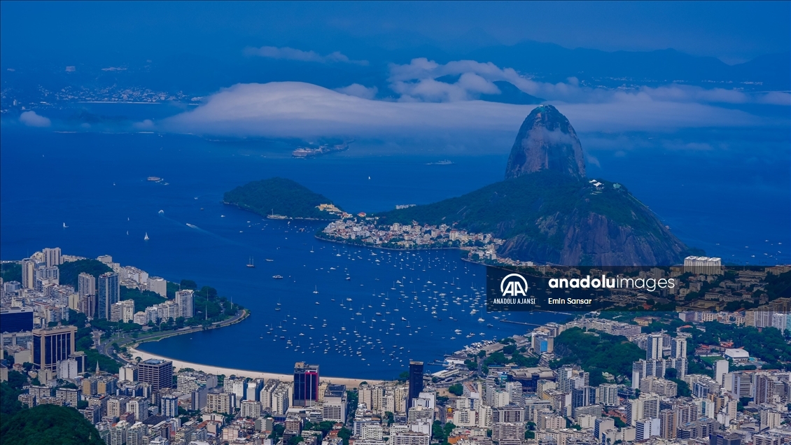 Brezilya'nın dünyaca ünlü sahil şehri Rio de Janeiro