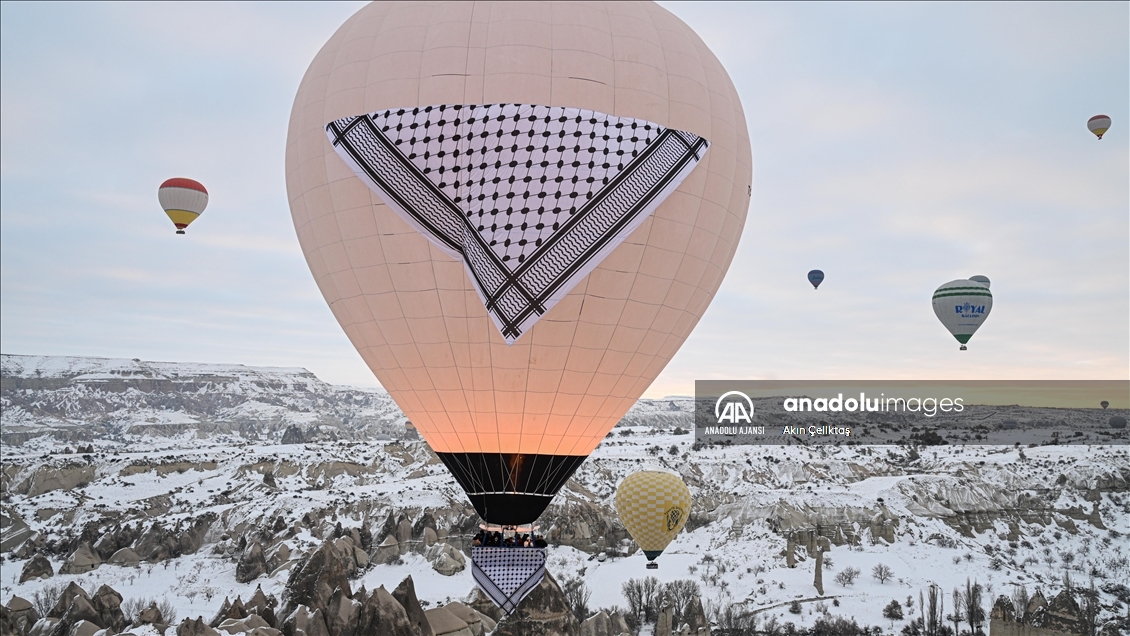 Kapadokya'da ''Barış Balonları''