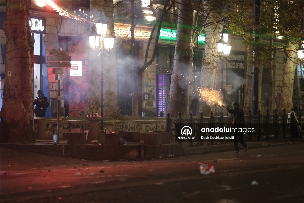 В Грузии продолжаются протесты против приостановки переговоров с ЕС