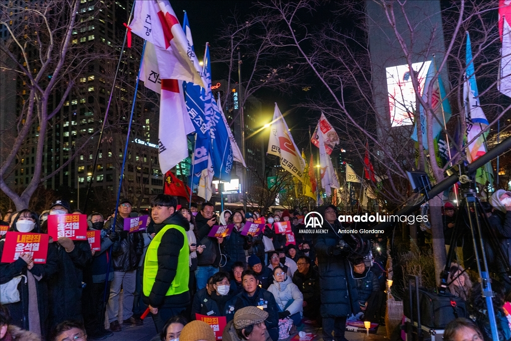 В Южной Корее продолжаются массовые акции протеста