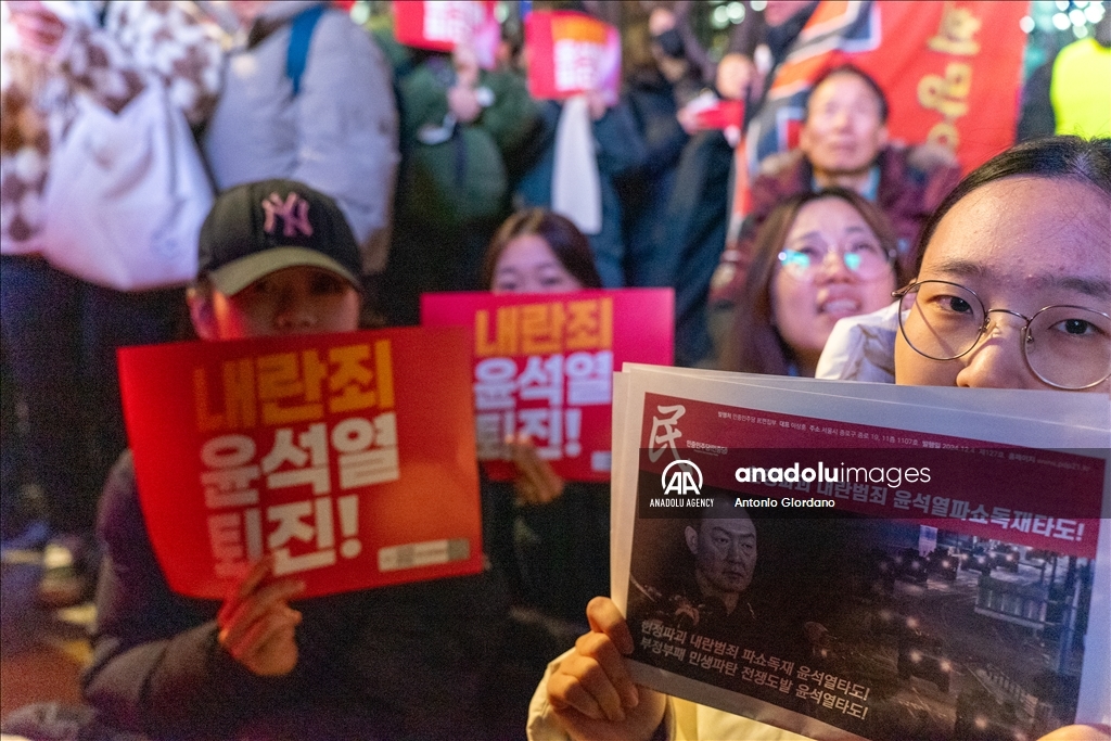 В Южной Корее продолжаются массовые акции протеста