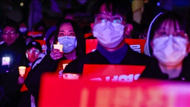 Güney Kore'de Devlet Başkanı Yoon Suk Yeol'a karşı protesto gösterisi düzenlendi