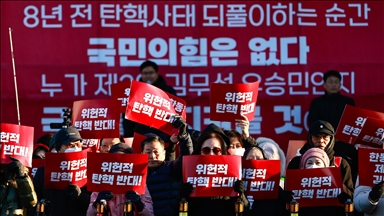 Güney Kore'de Devlet Başkanı Yoon Suk Yeol'a karşı protesto gösterisi düzenlendi