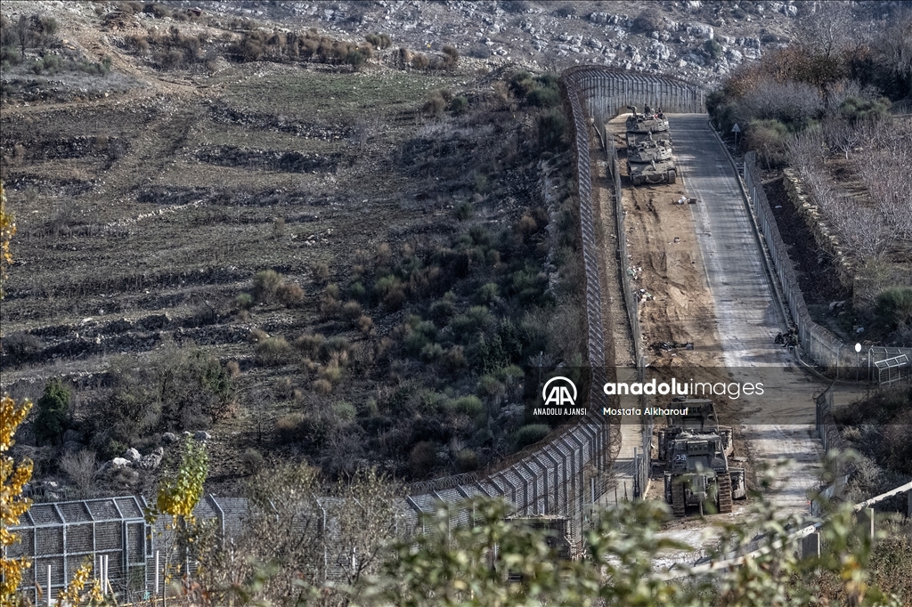 İsrail güçlerinin Golan Tepeleri'ndeki hareketliliği