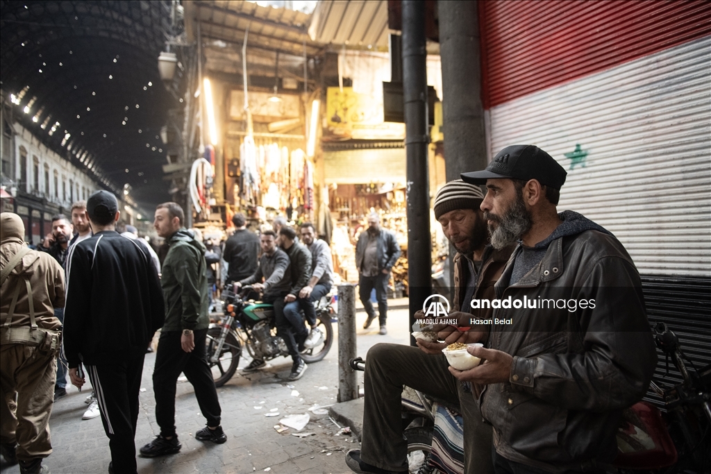 Suriye'nin başkenti Şam'da günlük yaşam