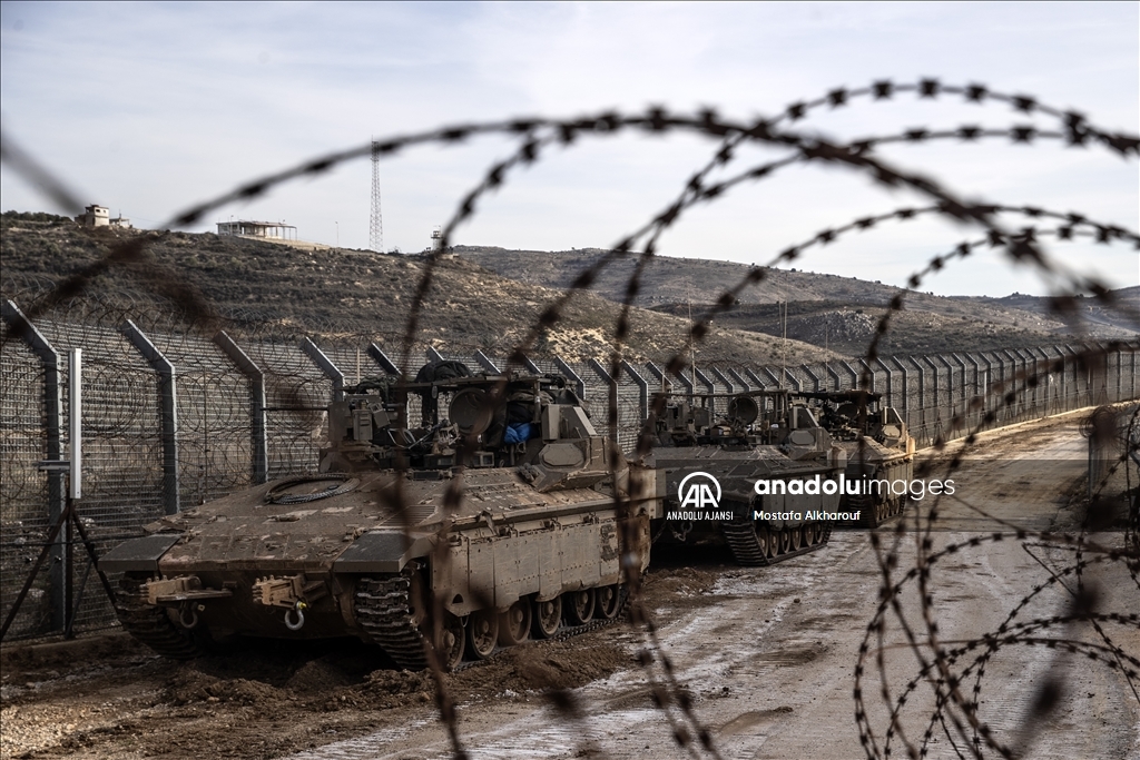 İsrail güçlerinin Golan Tepeleri'ndeki hareketliliği