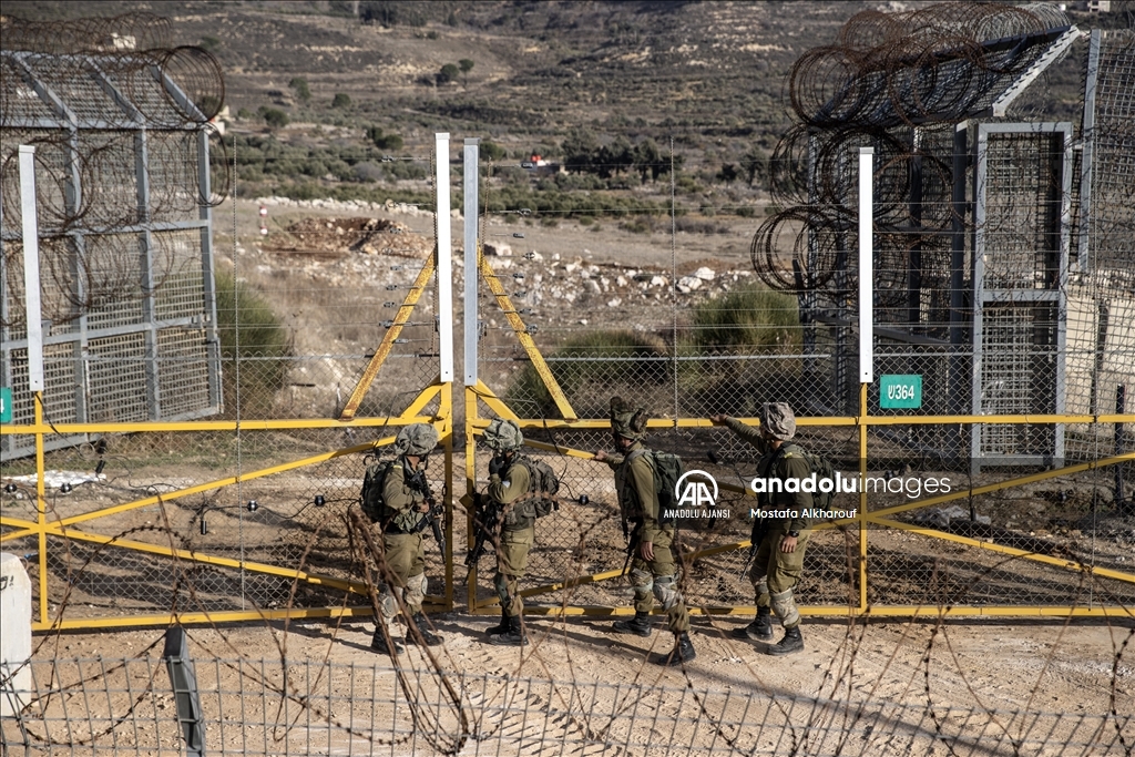 İsrail güçlerinin Golan Tepeleri'ndeki hareketliliği