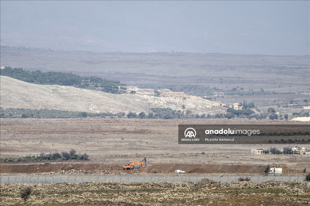 İsrail güçlerinin Golan Tepeleri'ndeki hareketliliği