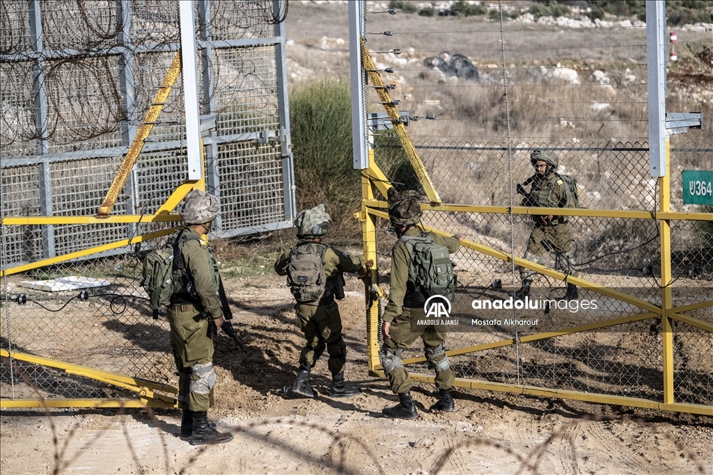 İsrail güçlerinin Golan Tepeleri'ndeki hareketliliği