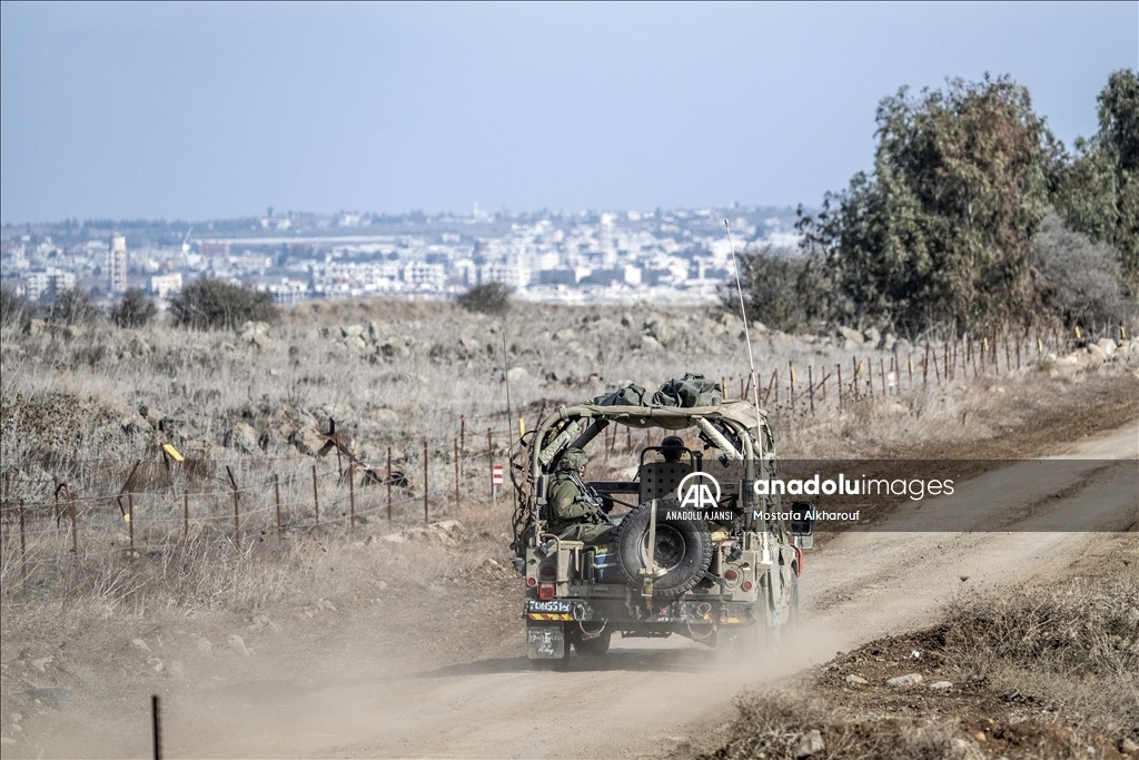 İsrail güçlerinin Golan Tepeleri'ndeki hareketliliği