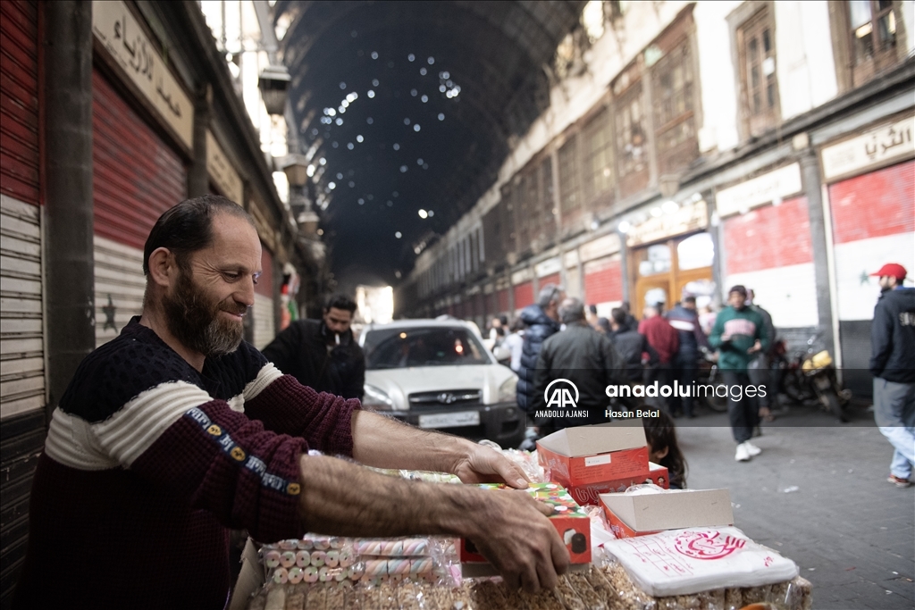 Suriye'nin başkenti Şam'da günlük yaşam