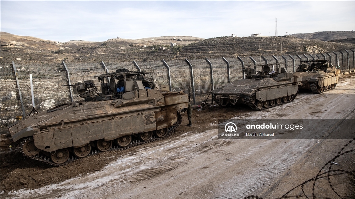 İsrail güçlerinin Golan Tepeleri'ndeki hareketliliği