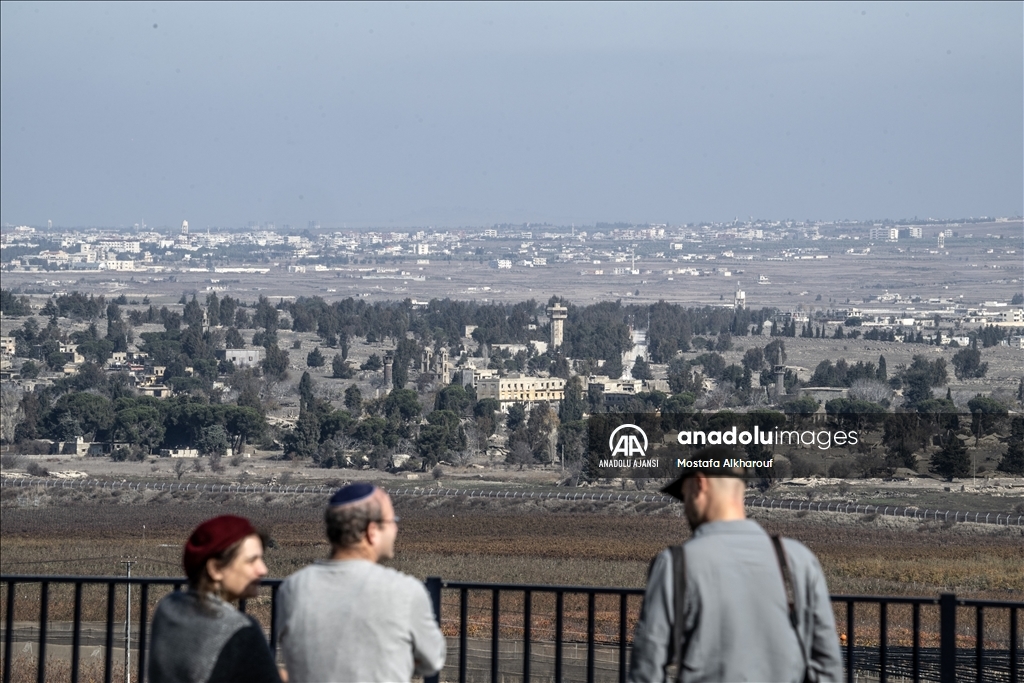 İsrail güçlerinin Golan Tepeleri'ndeki hareketliliği
