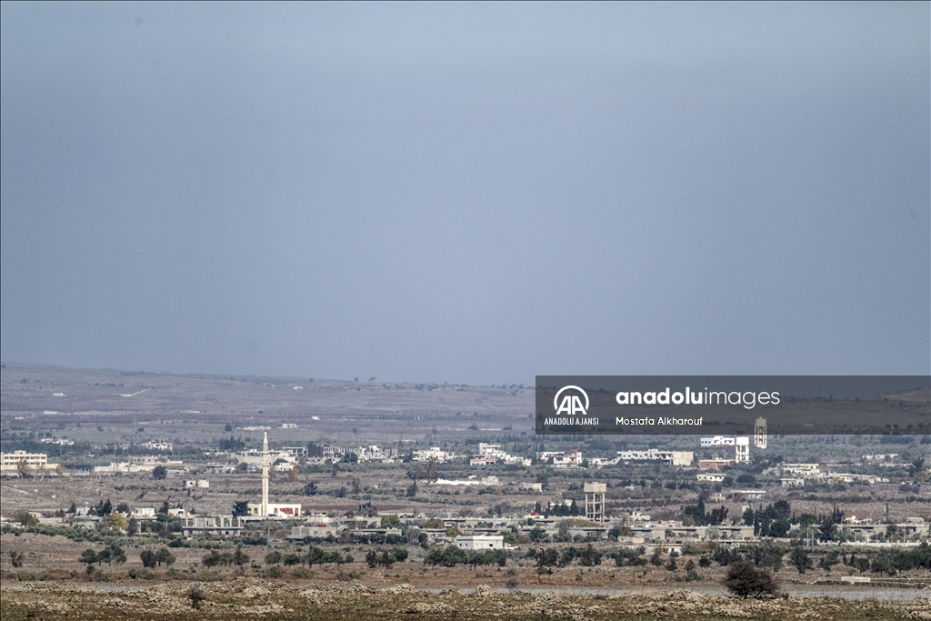 İsrail güçlerinin Golan Tepeleri'ndeki hareketliliği