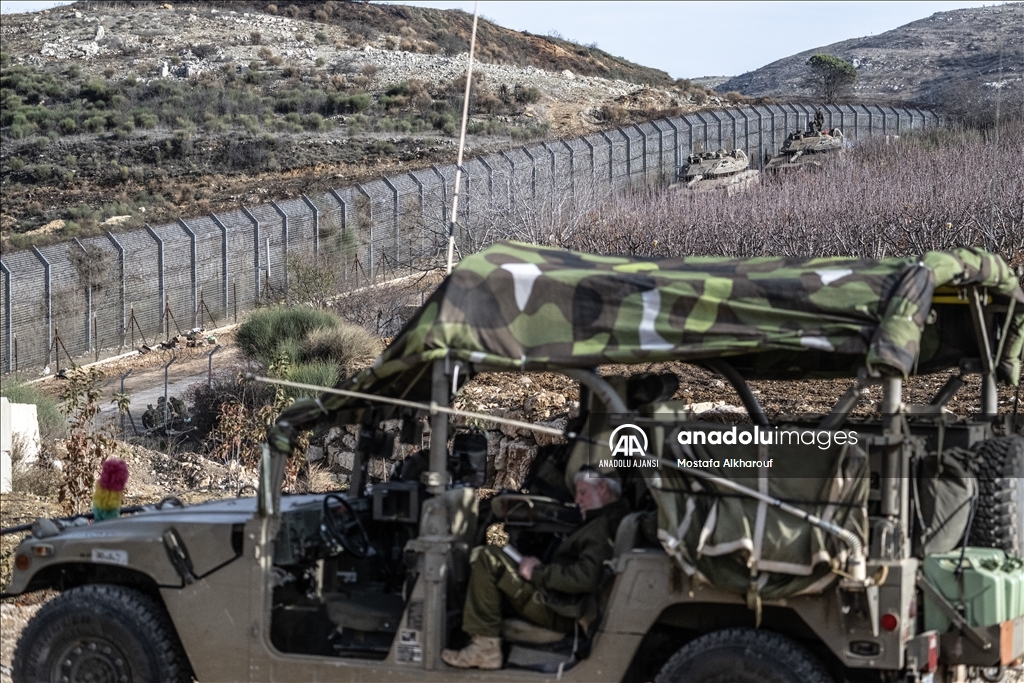 İsrail güçlerinin Golan Tepeleri'ndeki hareketliliği