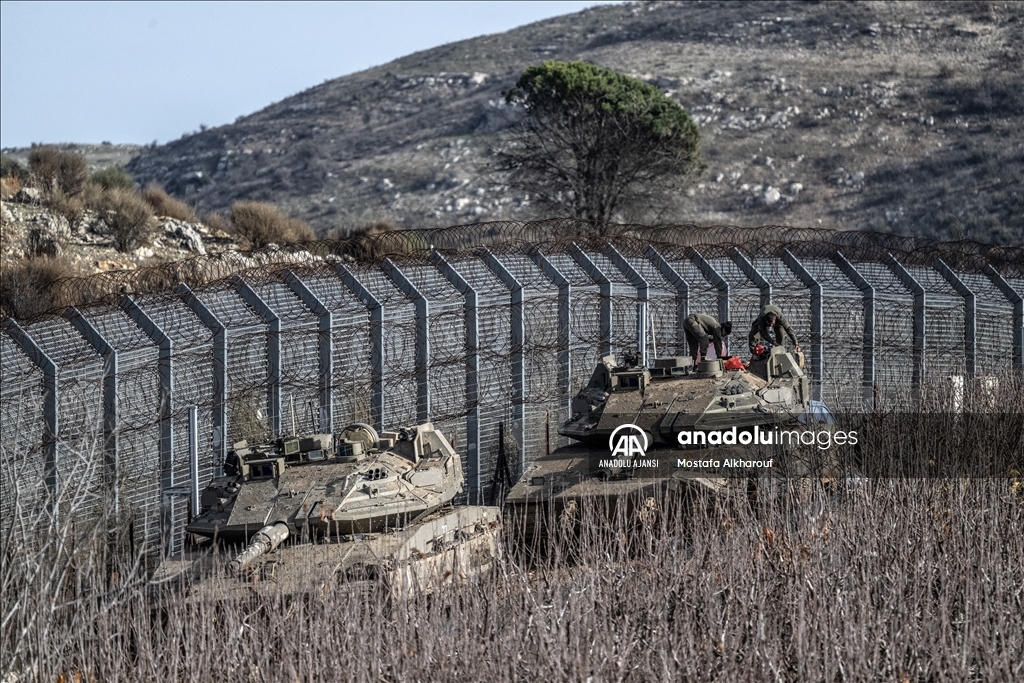 İsrail güçlerinin Golan Tepeleri'ndeki hareketliliği