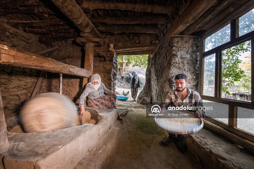 150 yıllık değirmende pirinç üretimi
