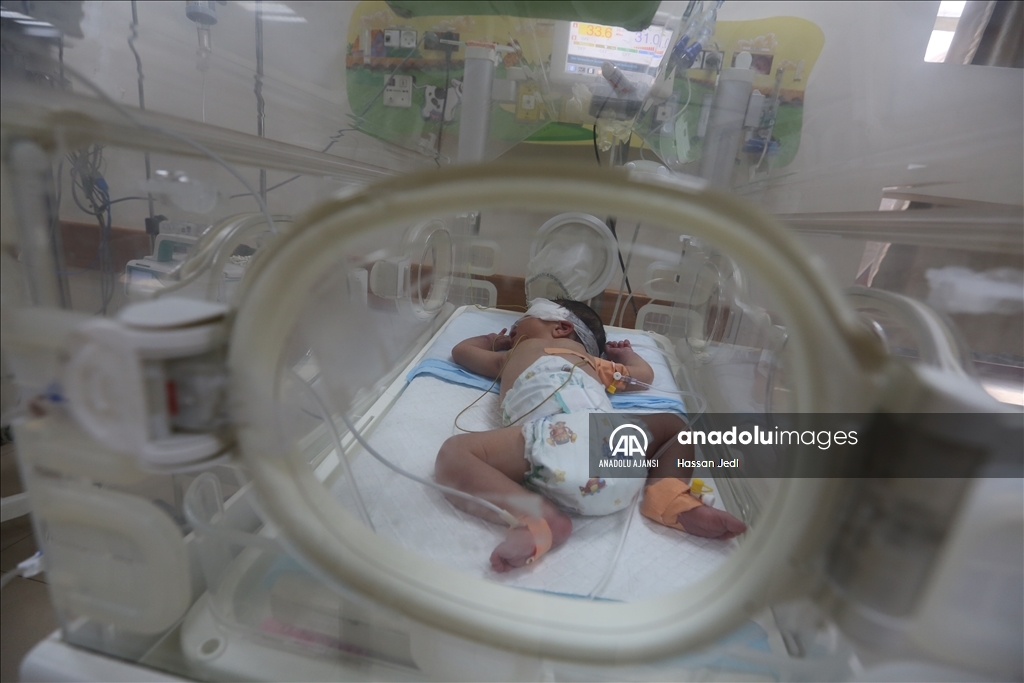 İsrail saldırıları altındaki Gazze'de prematüre bebekler yaşam mücadelesi veriyor