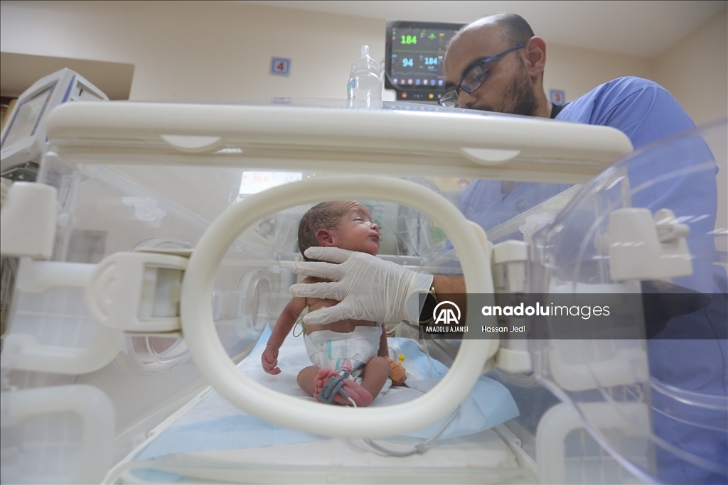 İsrail saldırıları altındaki Gazze'de prematüre bebekler yaşam mücadelesi veriyor