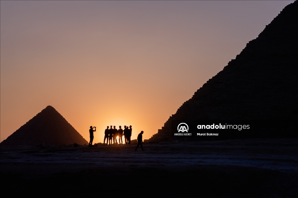 Tourist attraction in Egypt: Pyramids of Giza