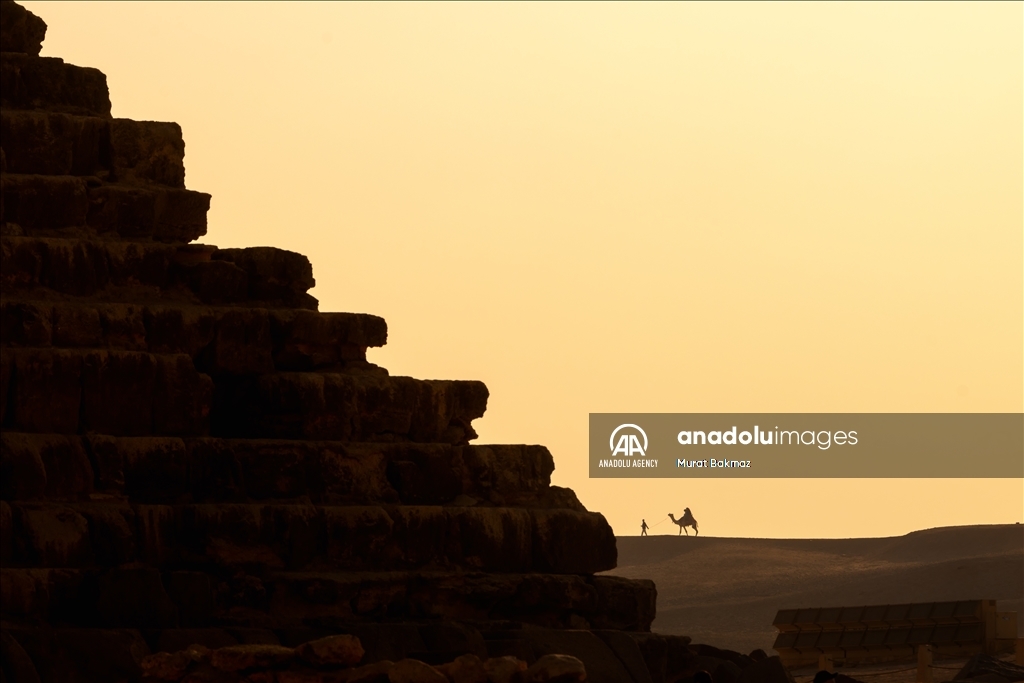 Tourist attraction in Egypt: Pyramids of Giza