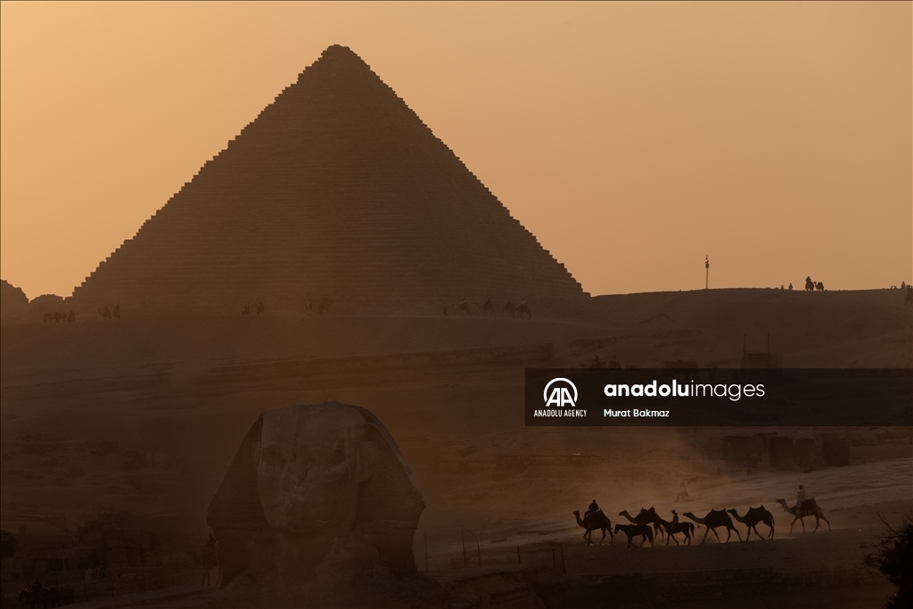 Tourist attraction in Egypt: Pyramids of Giza