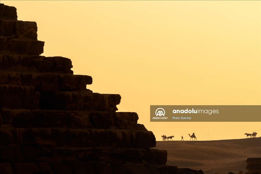 Tourist attraction in Egypt: Pyramids of Giza
