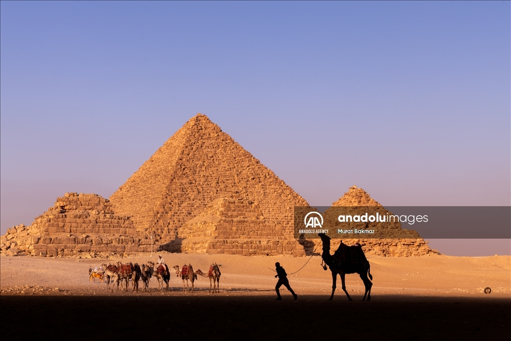Tourist attraction in Egypt: Pyramids of Giza