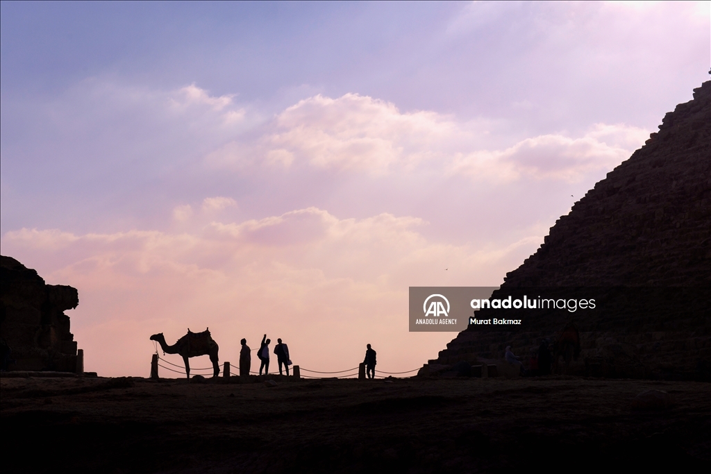 Tourist attraction in Egypt: Pyramids of Giza