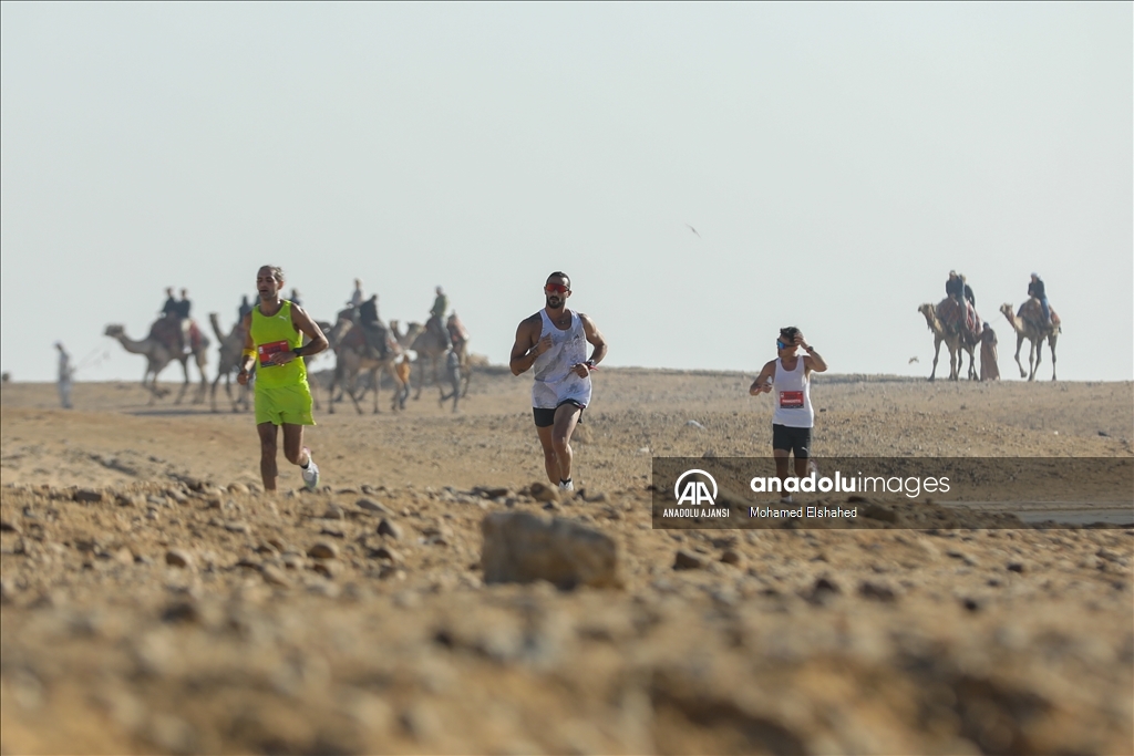 Mısır'da 'Piramitler Yarı Maratonu'