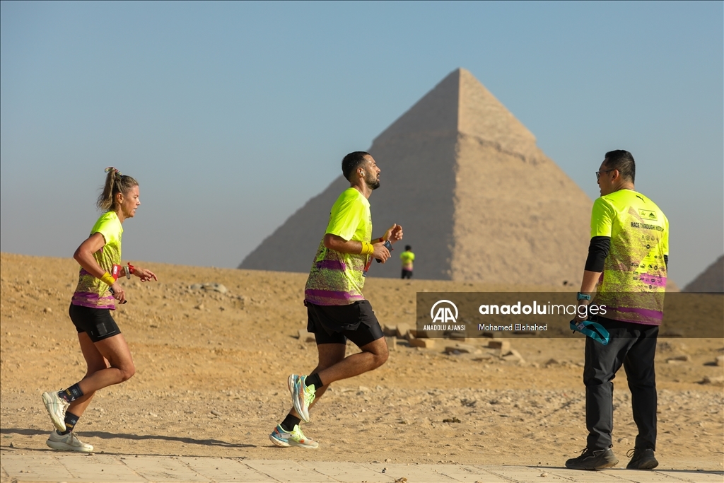Mısır'da 'Piramitler Yarı Maratonu'