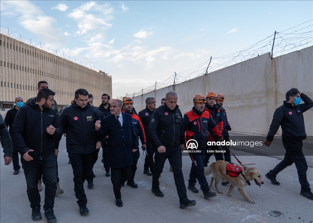 AFAD ekipleri, Sednaya Hapishanesi'nde arama kurtarma çalışmalarına başladı
