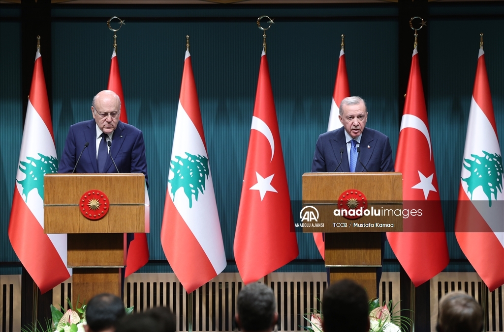 Cumhurbaşkanı Erdoğan, Lübnan Başbakanı Mikati ile ortak basın toplantısında konuştu