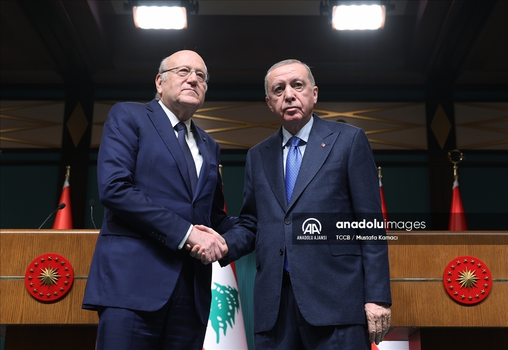 Cumhurbaşkanı Erdoğan, Lübnan Başbakanı Mikati ile ortak basın toplantısında konuştu
