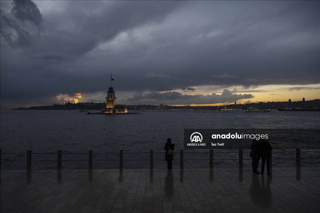 İstanbul'da günbatımı