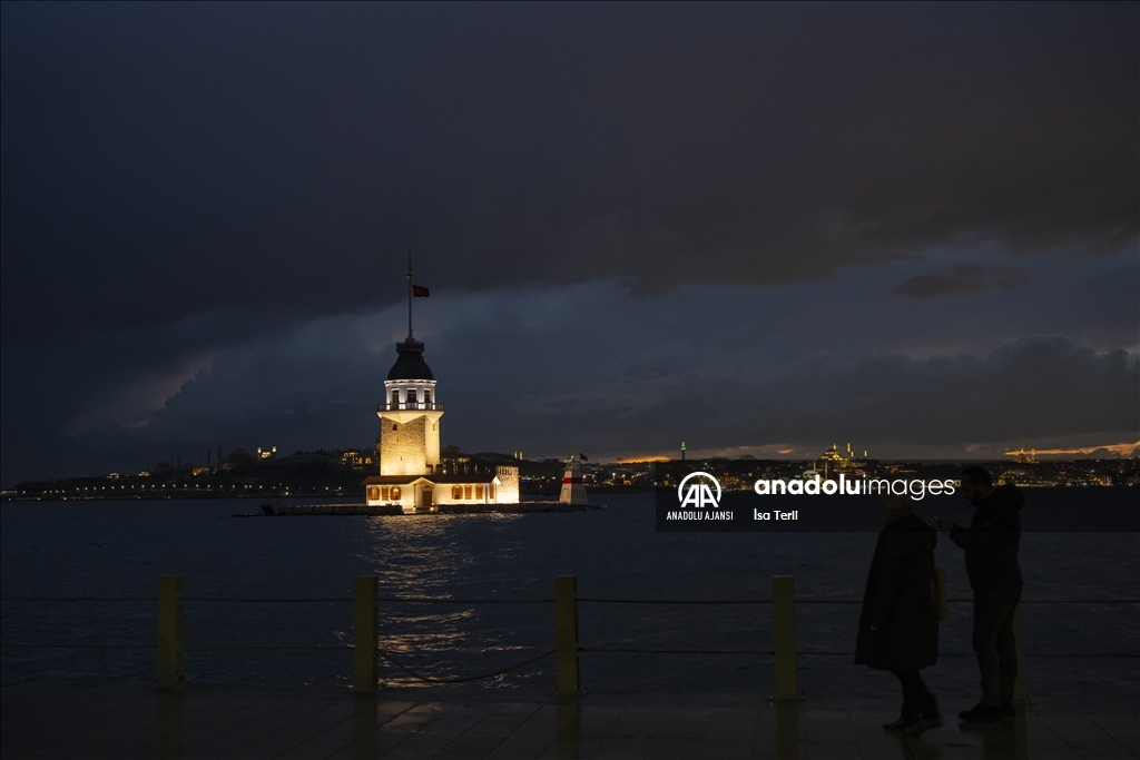 İstanbul'da günbatımı