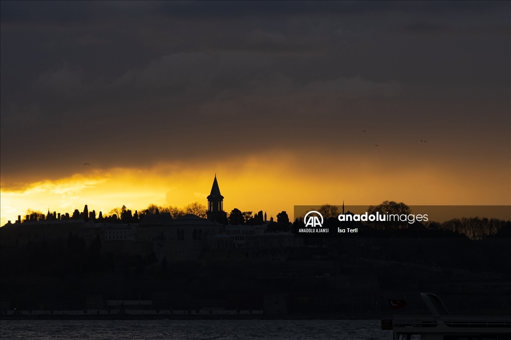 İstanbul'da günbatımı