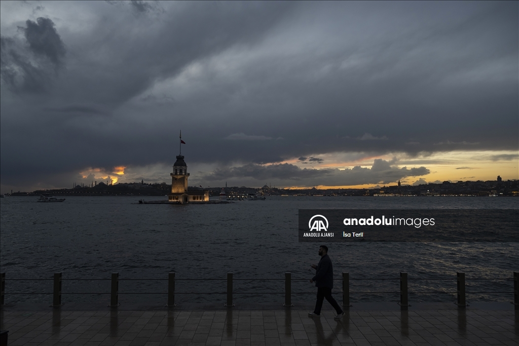 İstanbul'da günbatımı