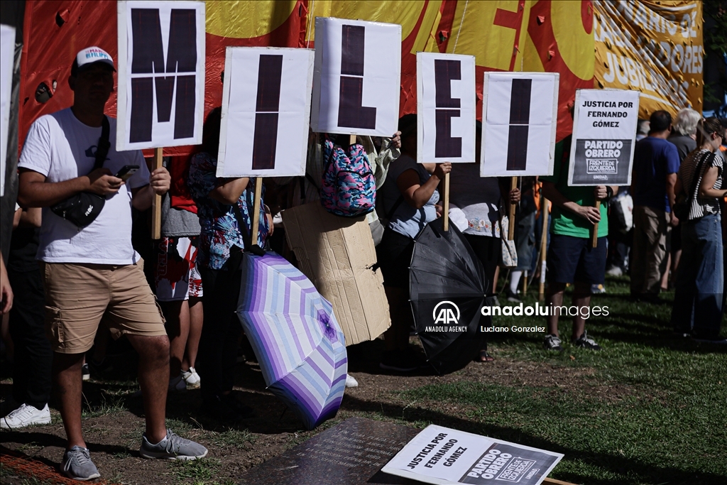 Жители Аргентины протестуют против администрации президента Хавьера Милея