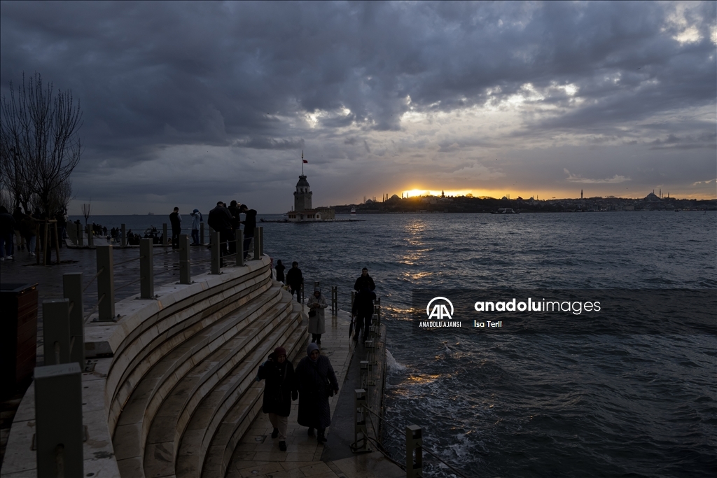 İstanbul'da günbatımı