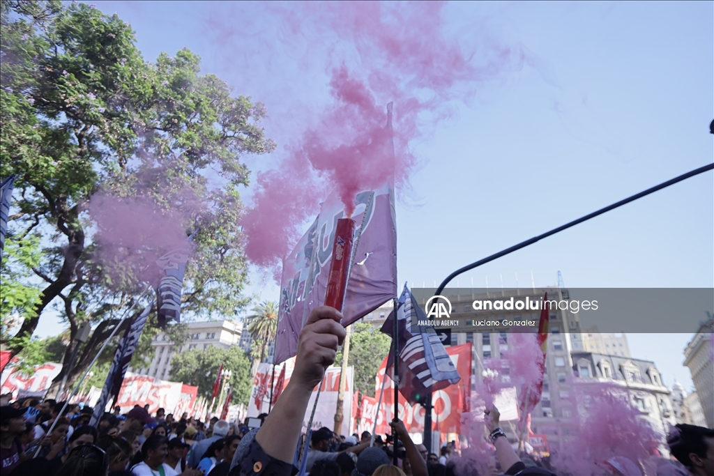 Жители Аргентины протестуют против администрации президента Хавьера Милея