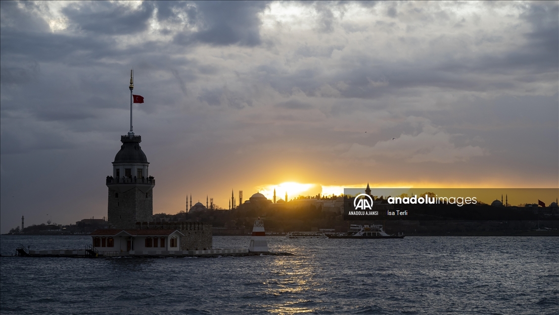 İstanbul'da günbatımı