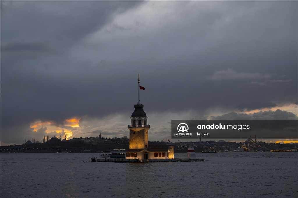 İstanbul'da günbatımı