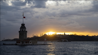 İstanbul'da günbatımı