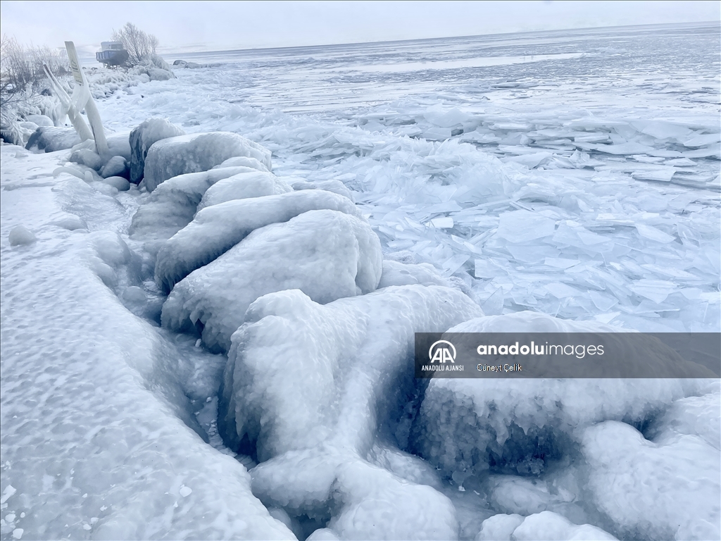 Kars'ta soğuk hava etkili oldu