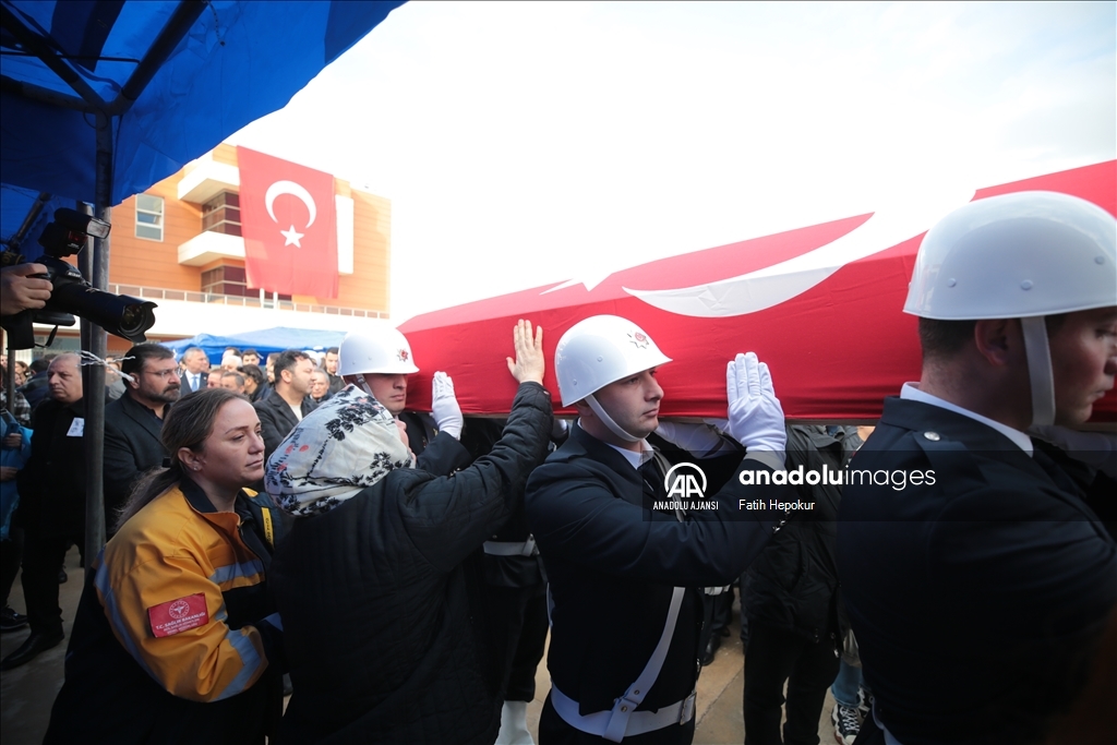 Muğla'daki helikopter kazasında ölen sağlık çalışanları için Antalya'da tören düzenlendi