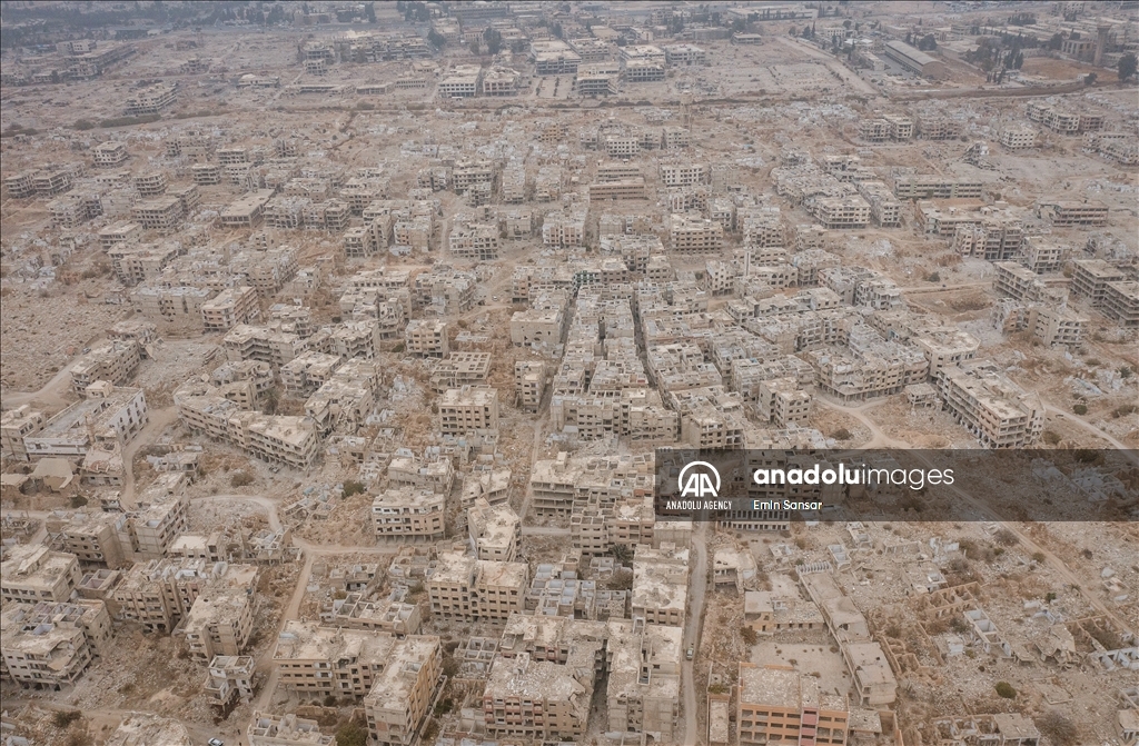 End of 61-year Baath Regime leaves Damascus in ruins