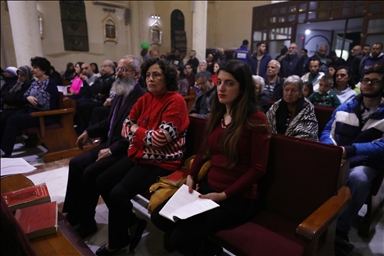 Christmas mass in Gaza under Israeli attacks