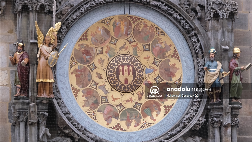 Prague's 6-century-old astronomical clock stands test of time  